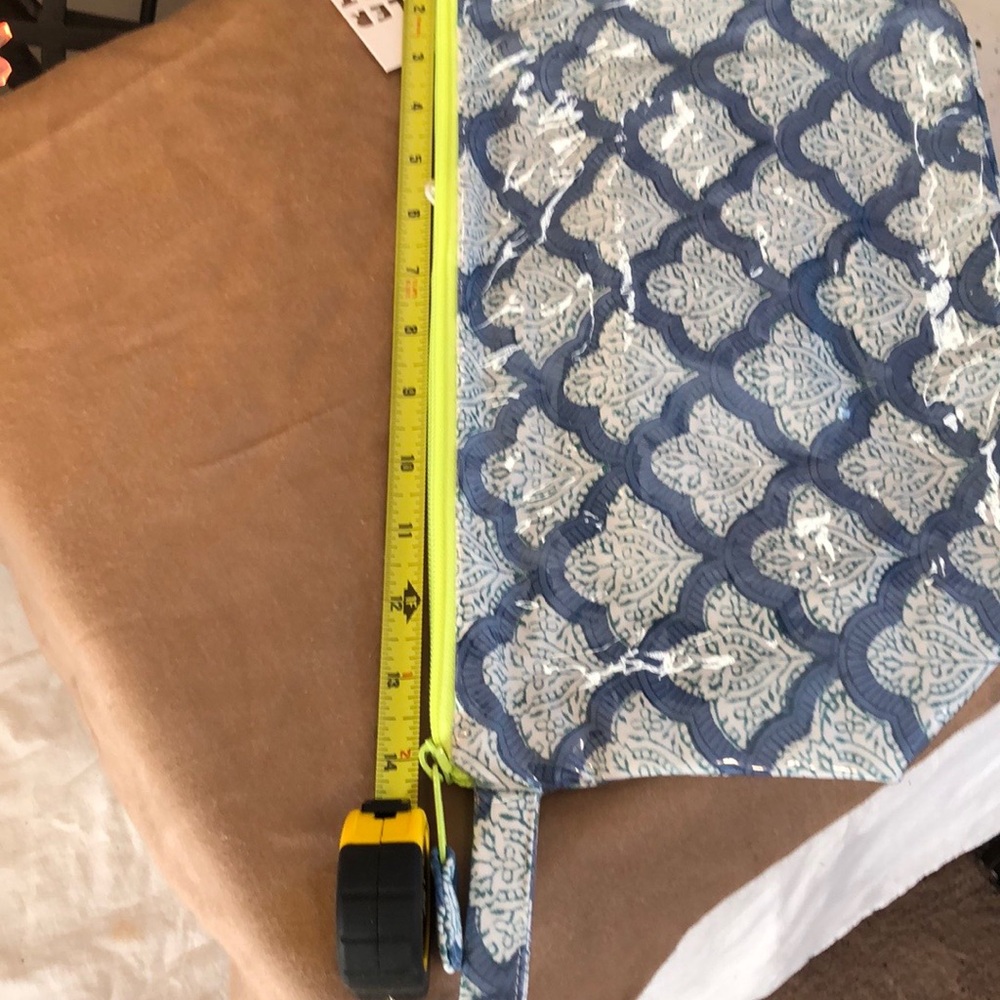Blue Patterned Pouch - image 4